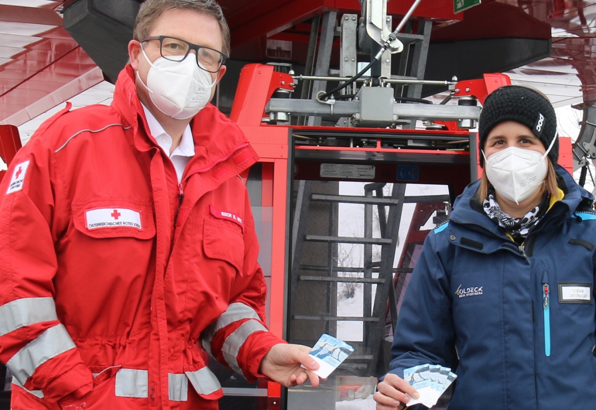 Goldeck beschenkt Helden der Coronakrise 