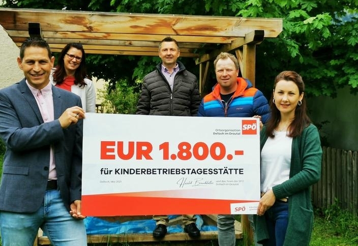 SP&Ouml; Dellach spendet f&uuml;r ein Kinderlachen