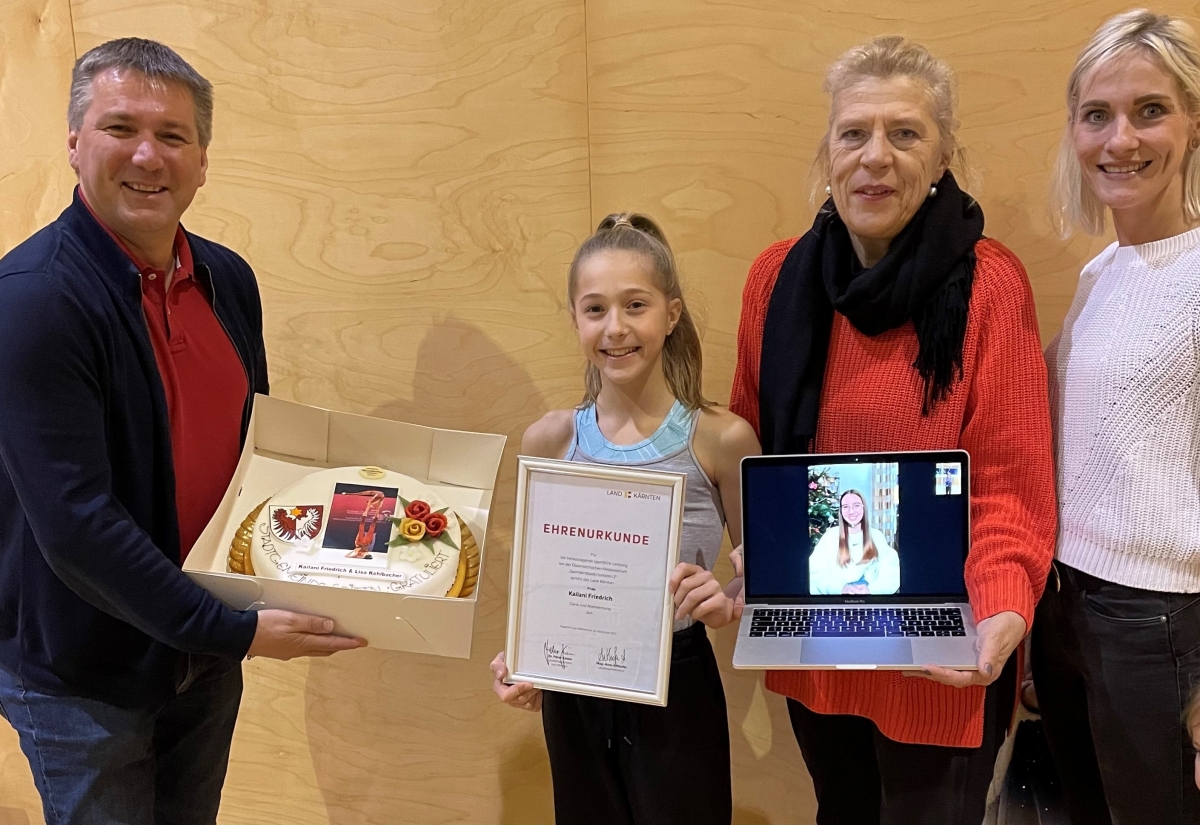 Sportakrobatinnen geehrt