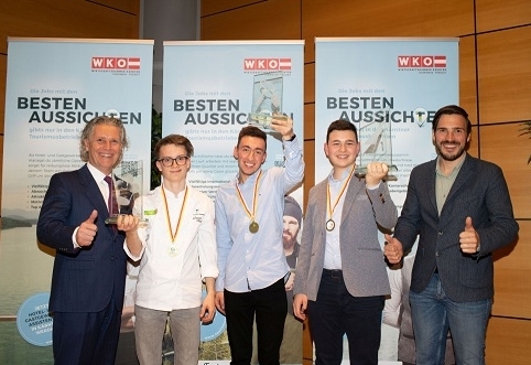 Tourismus-Lehrlinge gl&auml;nzten in Klagenfurt