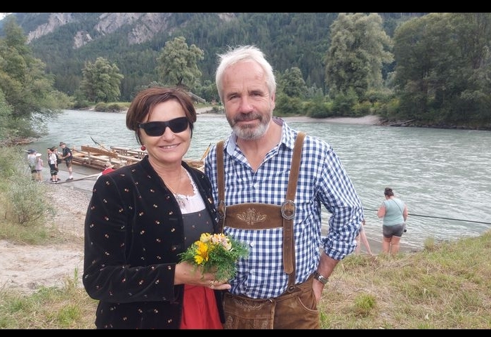 LH-Stv. Prettner auf dem Draufluss