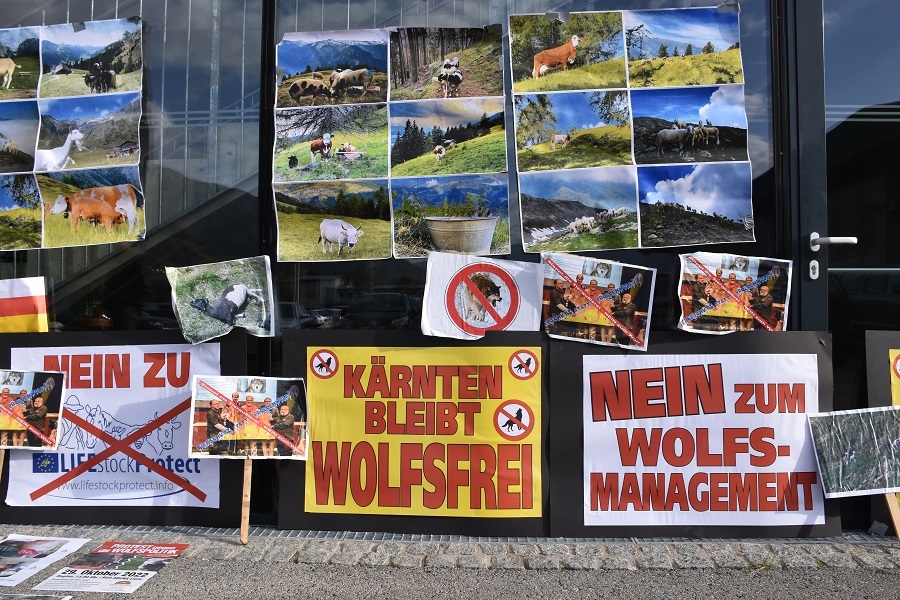 Verein organisierte Protest-Veranstaltung gegen Wolfspolitik