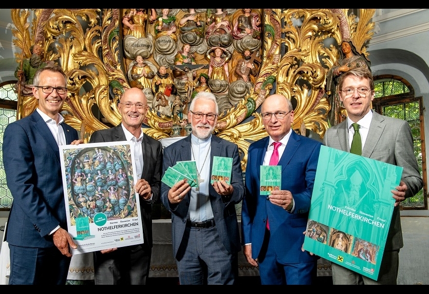 Brosch&uuml;re &uuml;ber Nothelfer-Kirchen