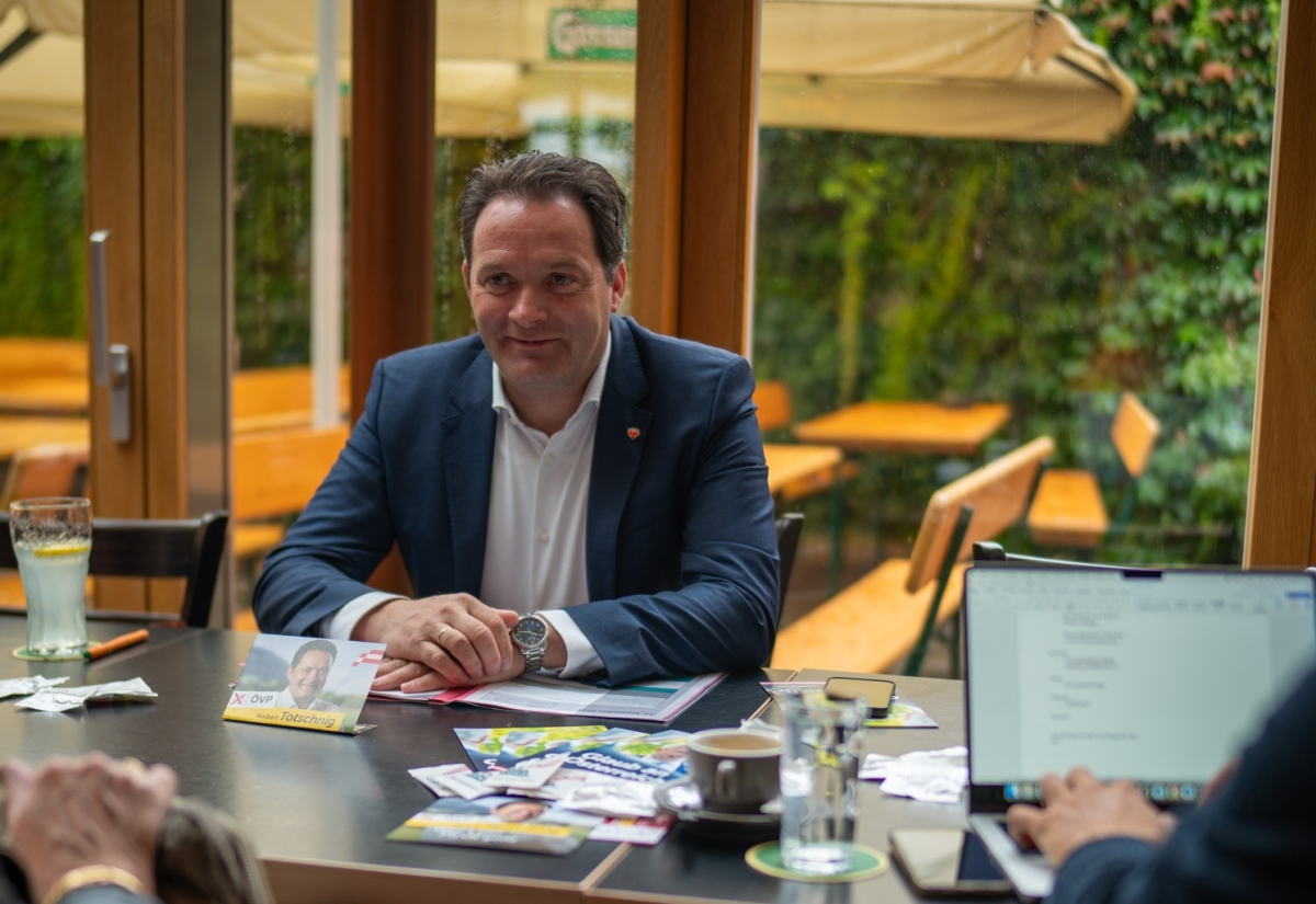 BM Norbert Totschnig auf Wahlkampftour in Lienz