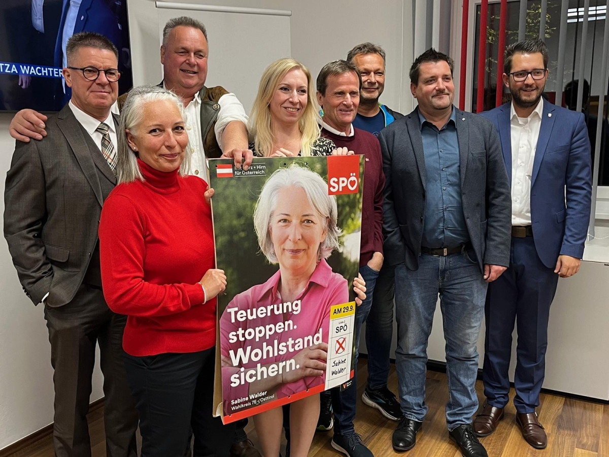 Leichte Zugewinne f&uuml;r SP&Ouml; im Bezirk Lienz