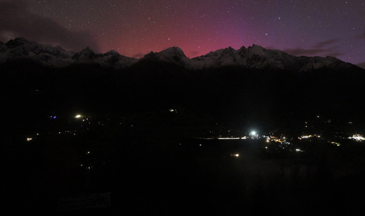 Spektakul&auml;r: Wieder Polarlichter in Osttirol zu sehen