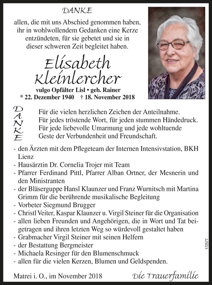 Elisabeth Kleinlercher