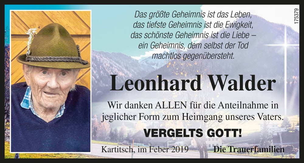 Leonhard Walder