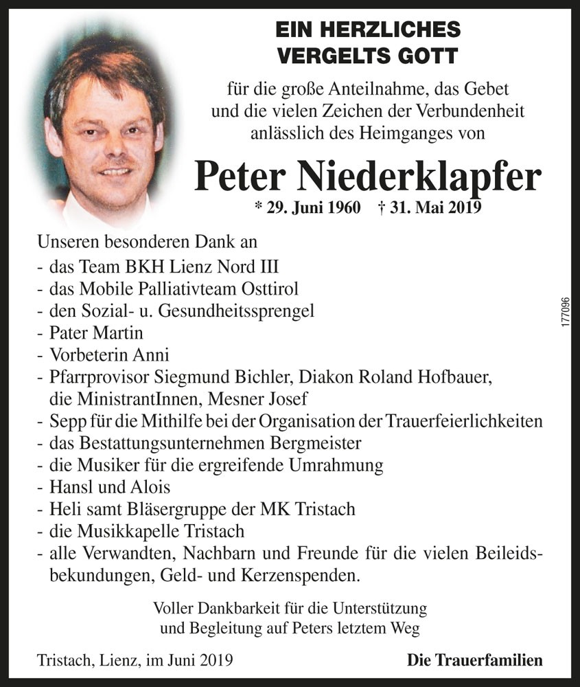 Peter Niederklapfer