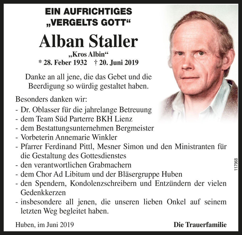 Alban Staller