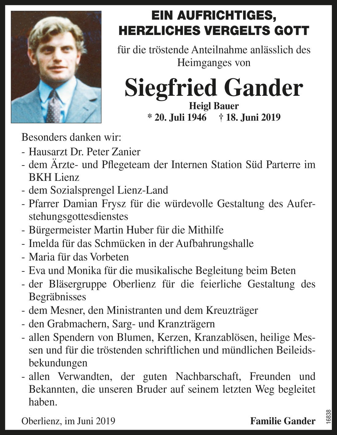 Siegfried Gander