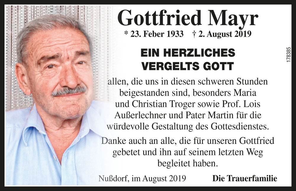 Gottfried Mayr