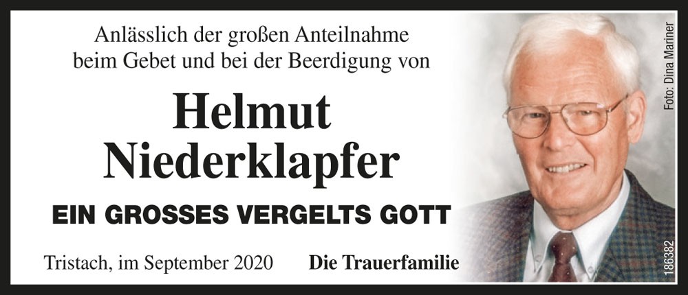 Helmut Niederklapfer