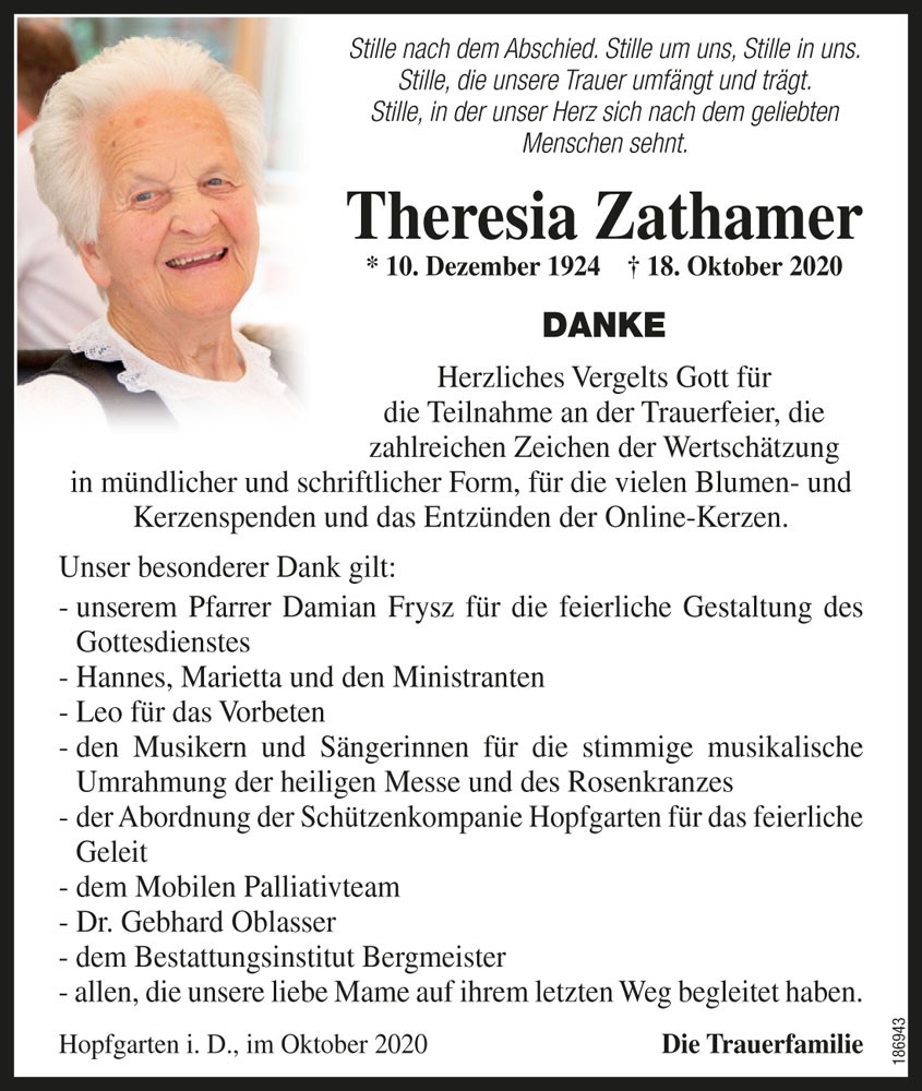 Theresia Zathamer