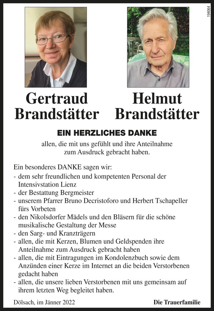 Helmut Brandst&auml;tter, vlg. Lockna