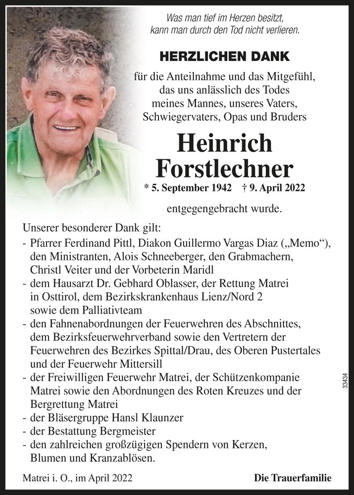 Heinrich Forstlechner, "Klaunzbichl Heinrich"