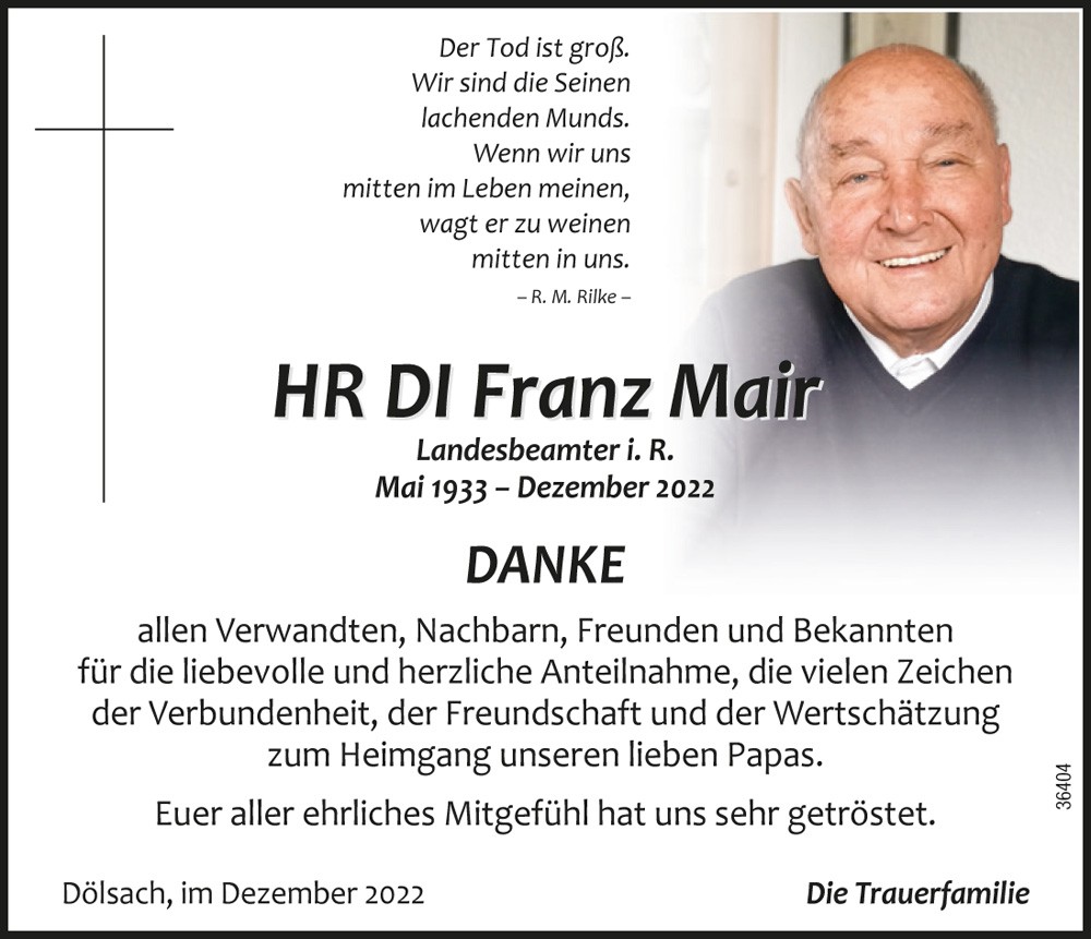 HR DI Franz Mair