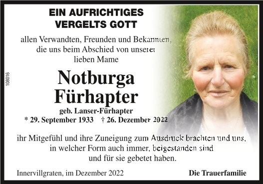 Notburga F&uuml;rhapter