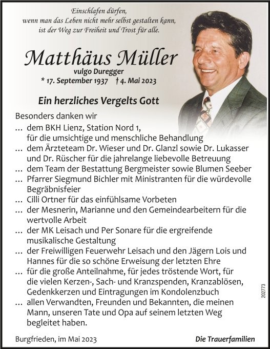 Matth&auml;us M&uuml;ller