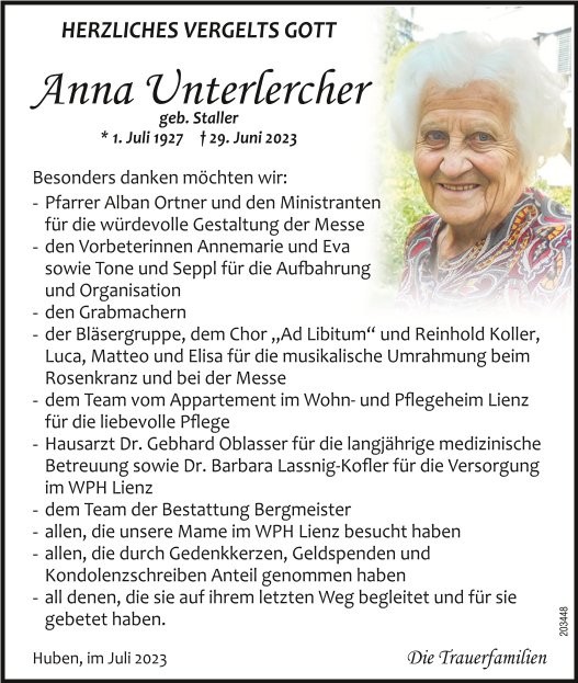 Anna Unterlercher