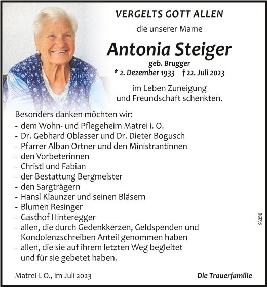 Antonia Steiger