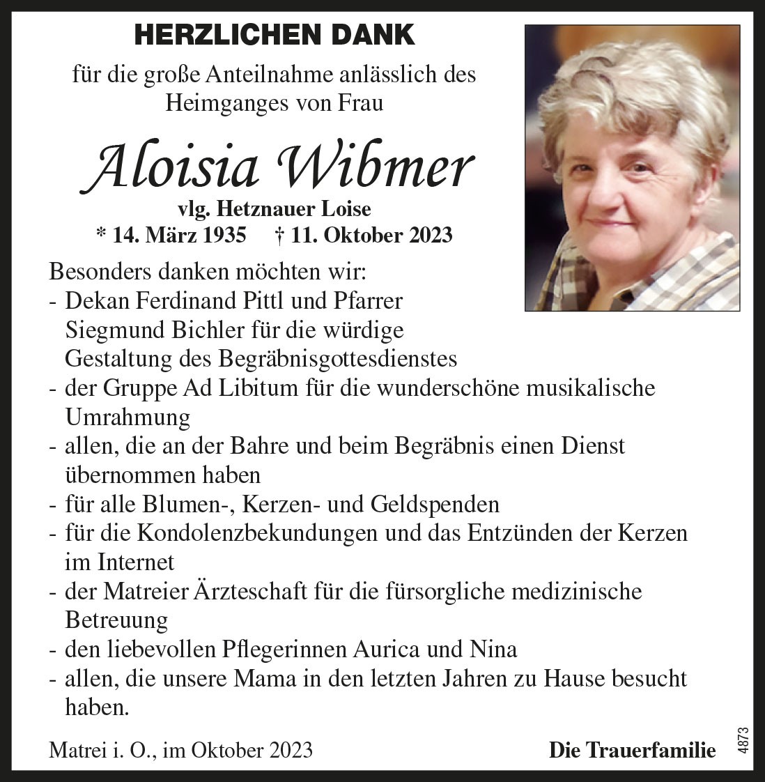 Aloisia Wibmer