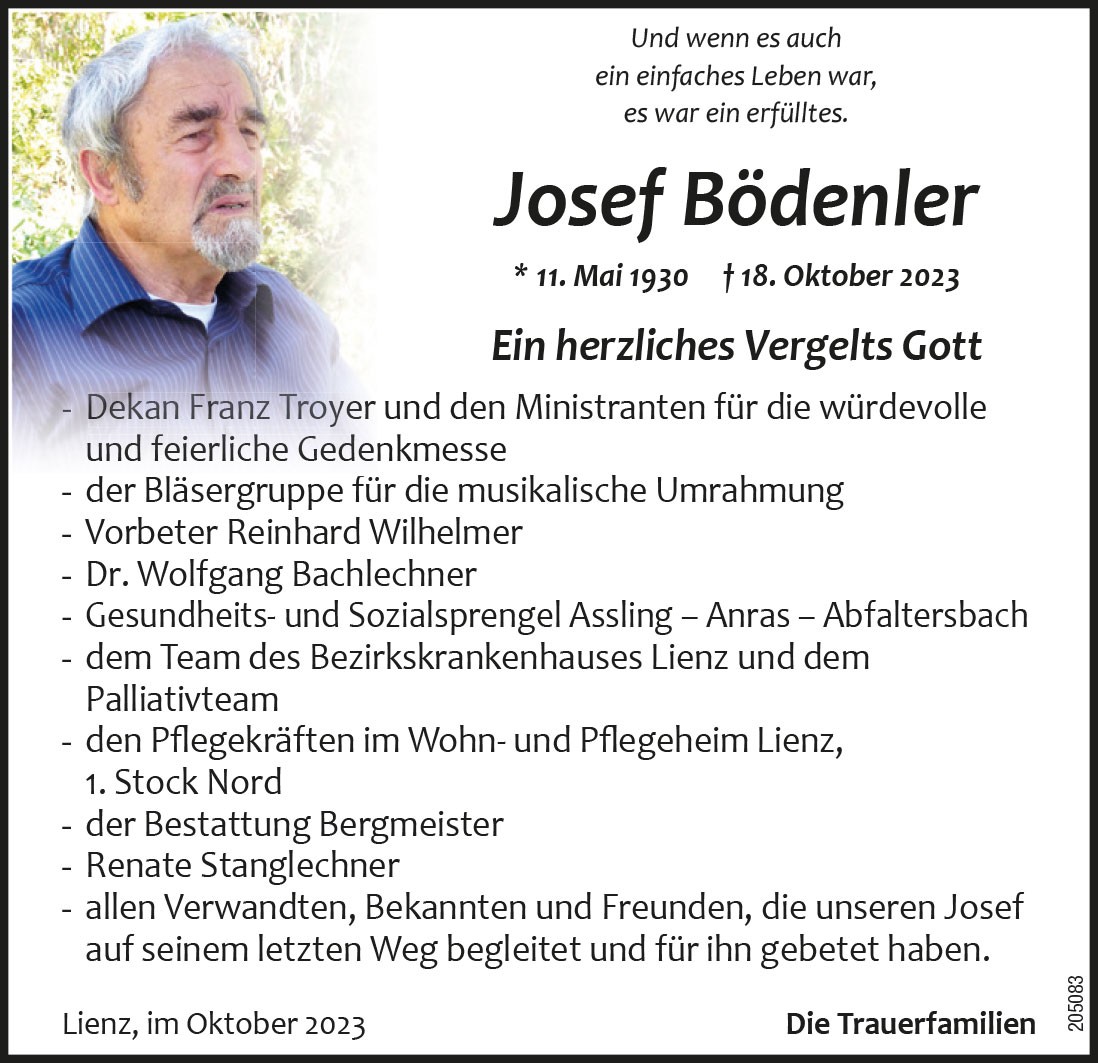 Josef B&ouml;denler