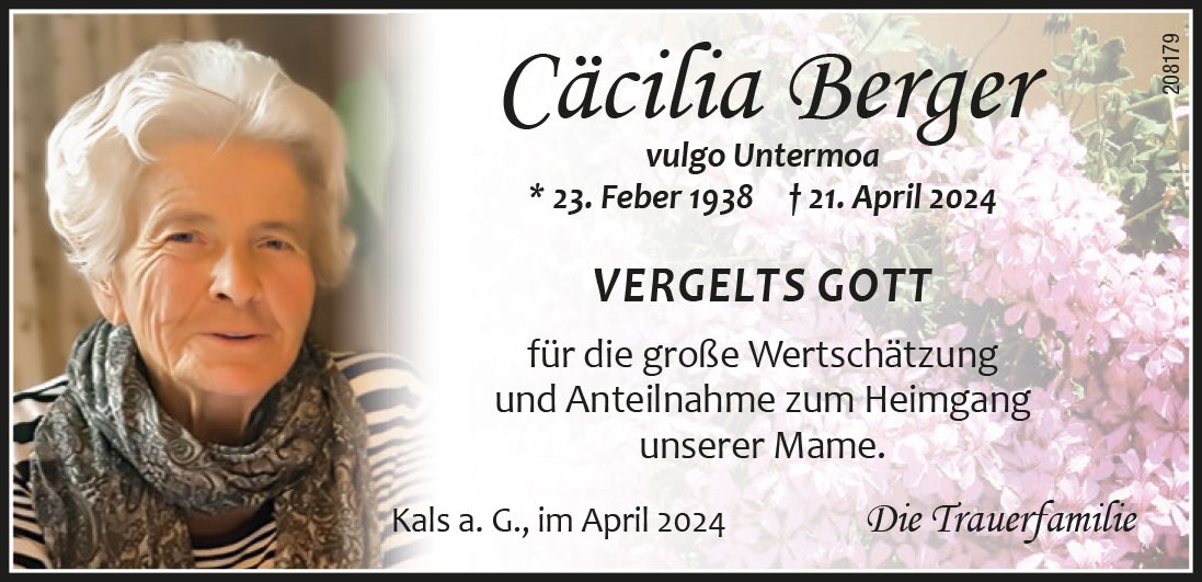C&auml;cilia Berger