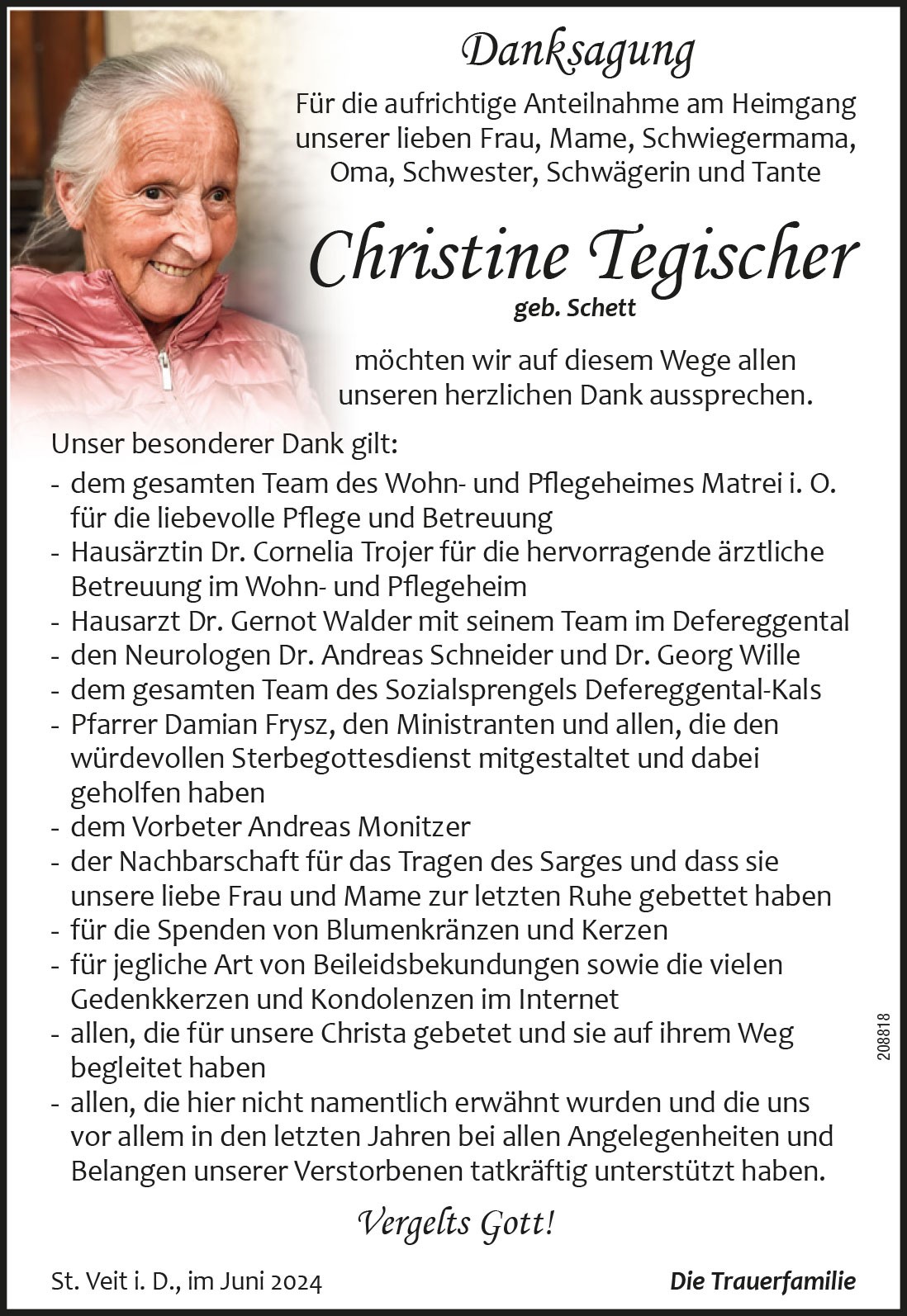 Christine Tegischer