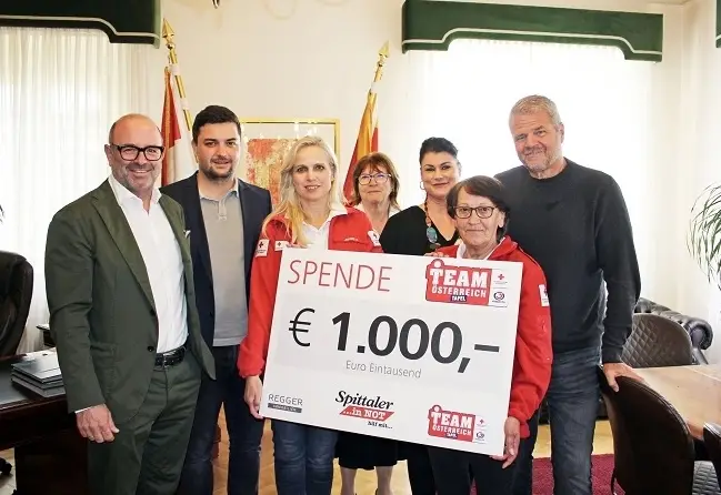 Großzügige Spende für Spittaler in Not