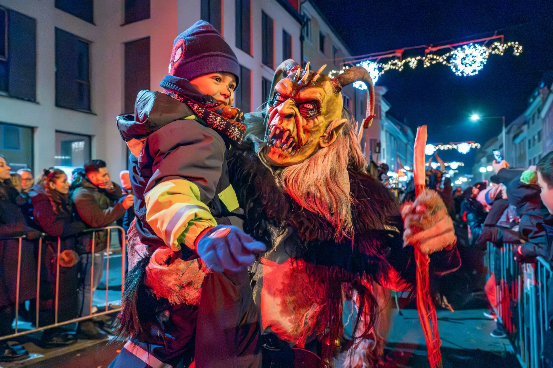 Offensichtlich keine Angst hatte dieser junge Mann hier...