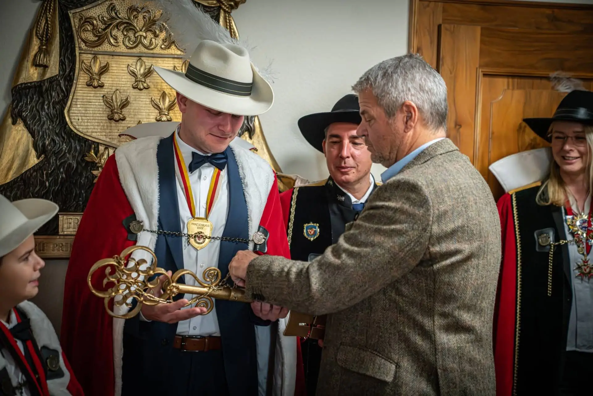 Der Schlussel der Stadt liegt nun in den Händen der Narren.