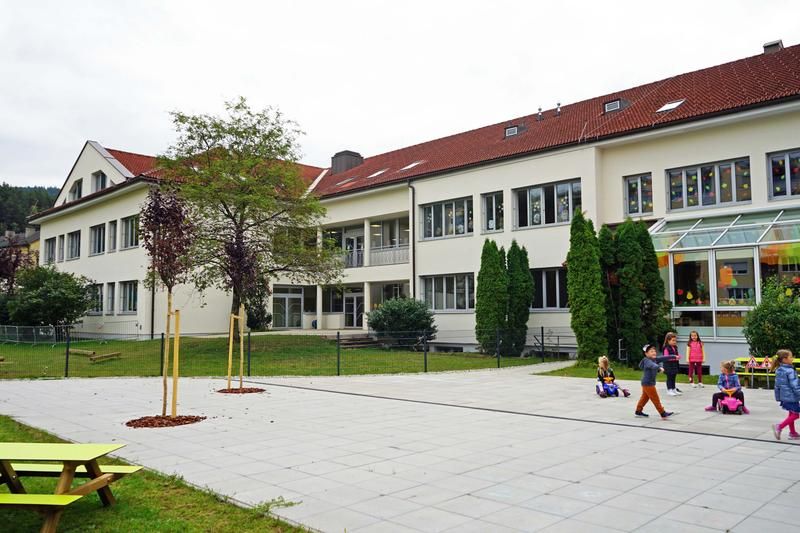 Bildungszentrum Ost  ist nun saniert. Eine offizielle Er&ouml;ffnung wird es vielleicht im kommenden Jahr geben.