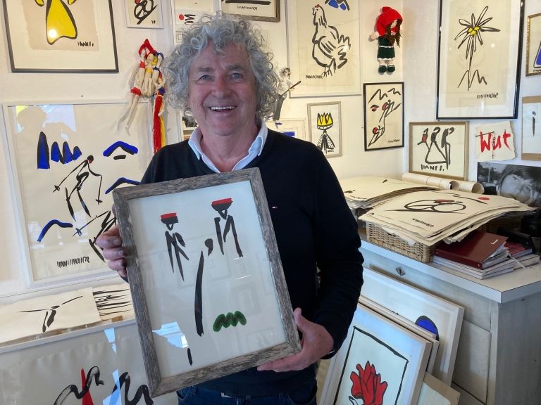 Kreuzweg-Ausstellung von Hans Salcher am Karfreitag