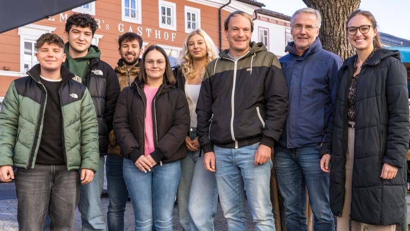Das "Regional im Tal" Projektteam. Foto: HAK Spittal