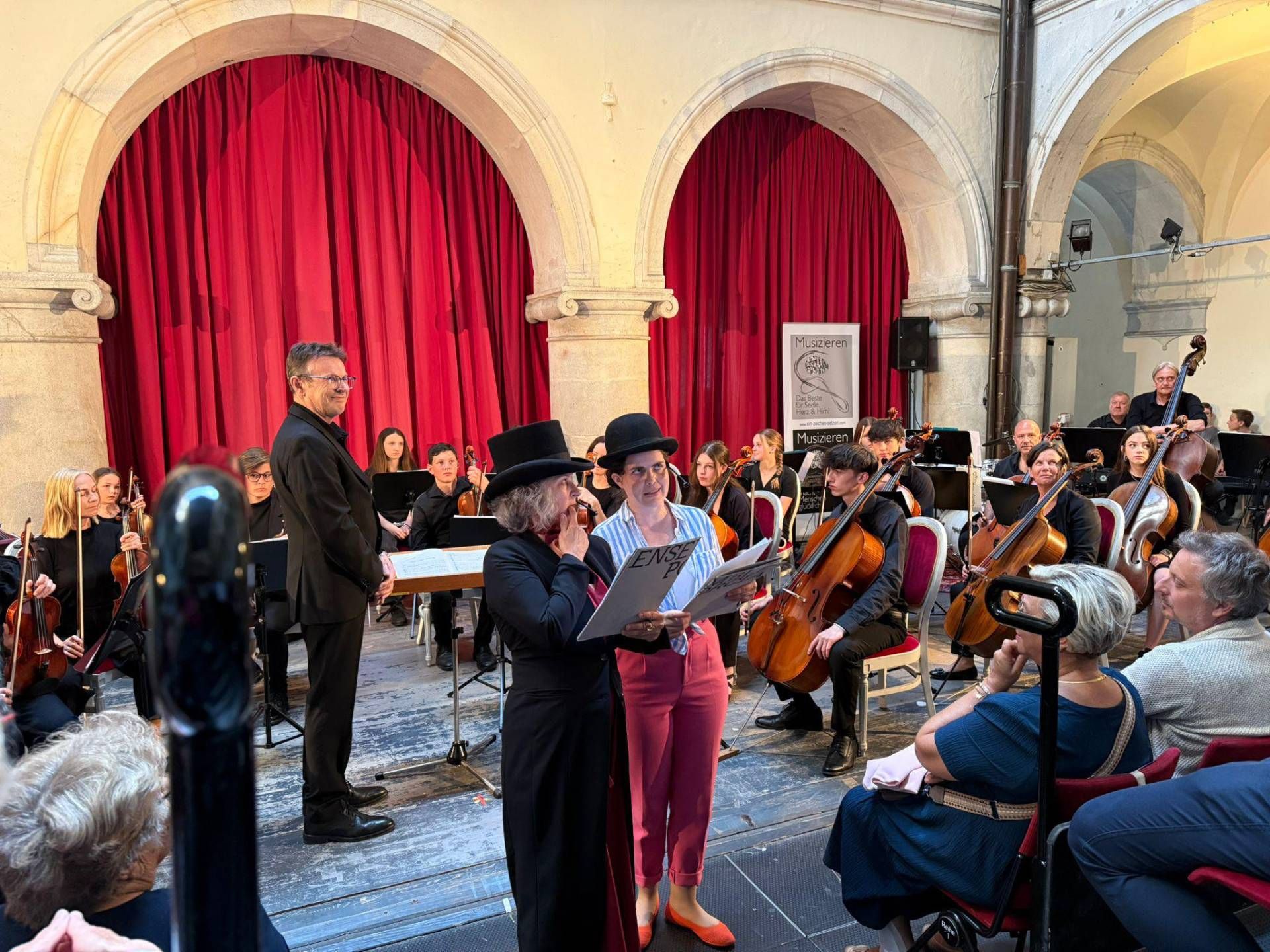Beim Er&ouml;ffnungskonzert &bdquo;Karneval der Tiere&ldquo;. Foto: Musikschule Spittal