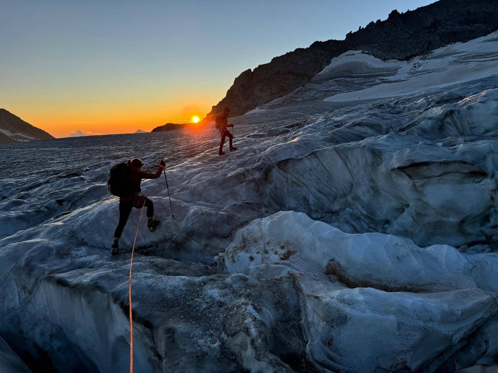 Sonnenaufgang am Gro&szlig;venediger Foto: Alpenverein/Ramona Schmidmeier