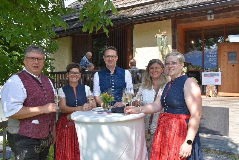 Gipfeltreffen der Gemeindechefs: Bgm. Manfred Dullnig und Bgm. Michael Meier (Radenthein)