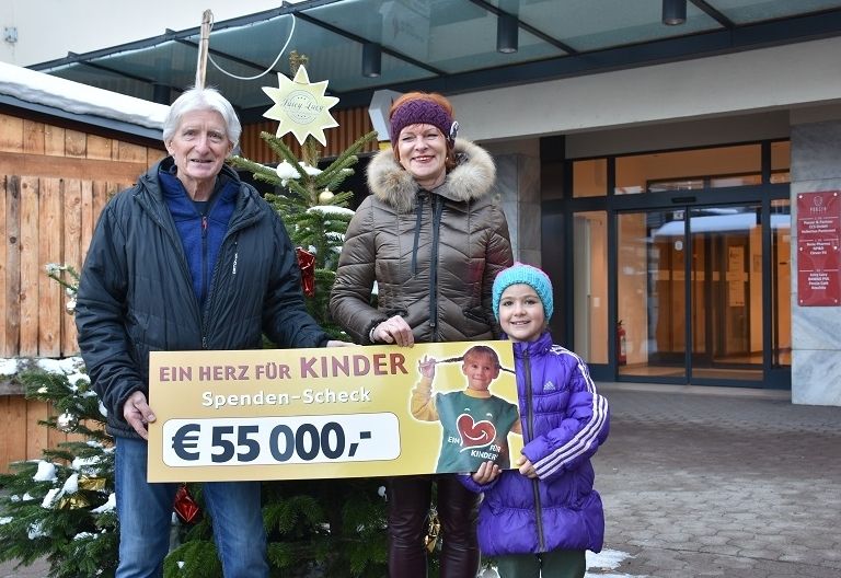 Riesensumme f&uuml;r die Kinderkrebshilfe
