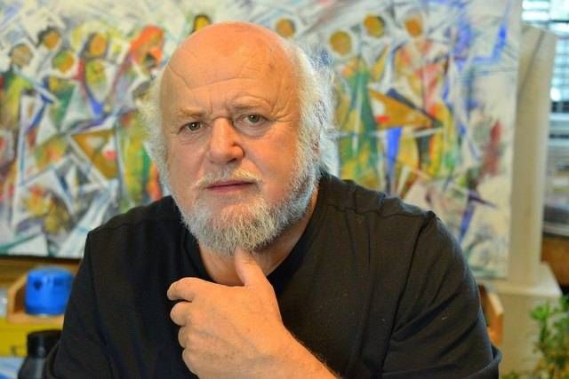 Ehrenb&uuml;rger Bildhauer Herbert Unterberger.