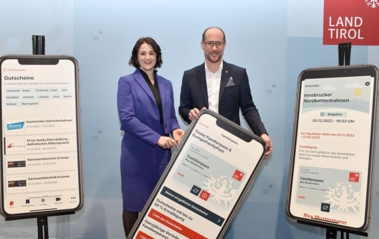 Der Tiroler Familienpass wird digital