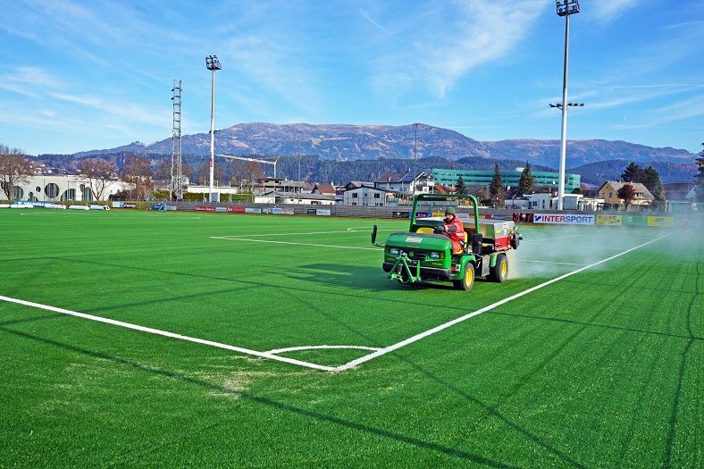 Am Goldeckstadion wird heuer weitergearbeitet.