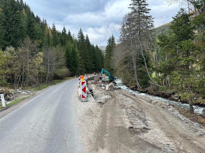 Die Bauarbeiten in der Innerkrems gehen nun weiter. Land Ktn/Abt. 9