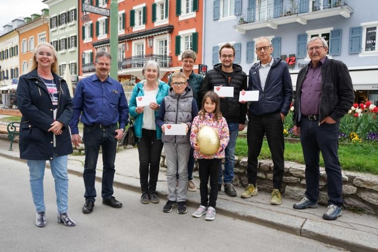 Sie haben das goldene Ei entdeckt 