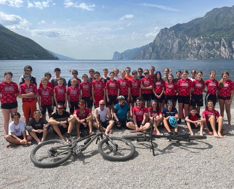 Grenz&uuml;berschreitende Sch&uuml;ler-Radtour an den Gardasee