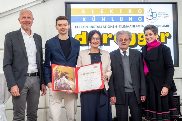 50 Jahre Elektro Duregger - Ehrungen zum Jubil&auml;um