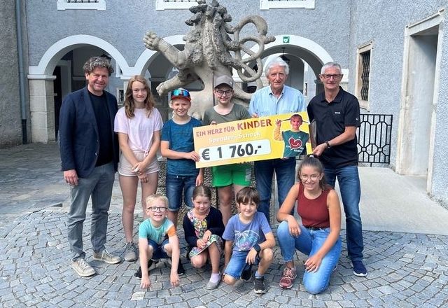 Gm&uuml;ndner Sch&uuml;ler liefen f&uuml;r die K&auml;rntner Kinderkrebshilfe