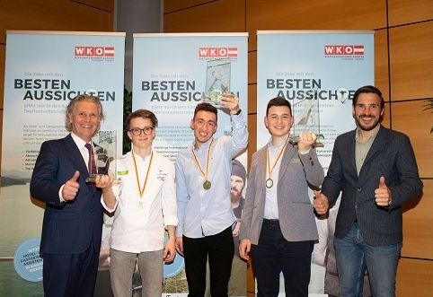 Tourismus-Lehrlinge gl&auml;nzten in Klagenfurt