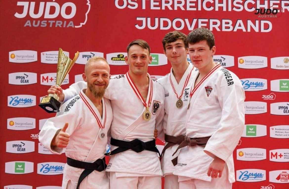 Podest Manuel Wiesler. Foto: Judo Austria