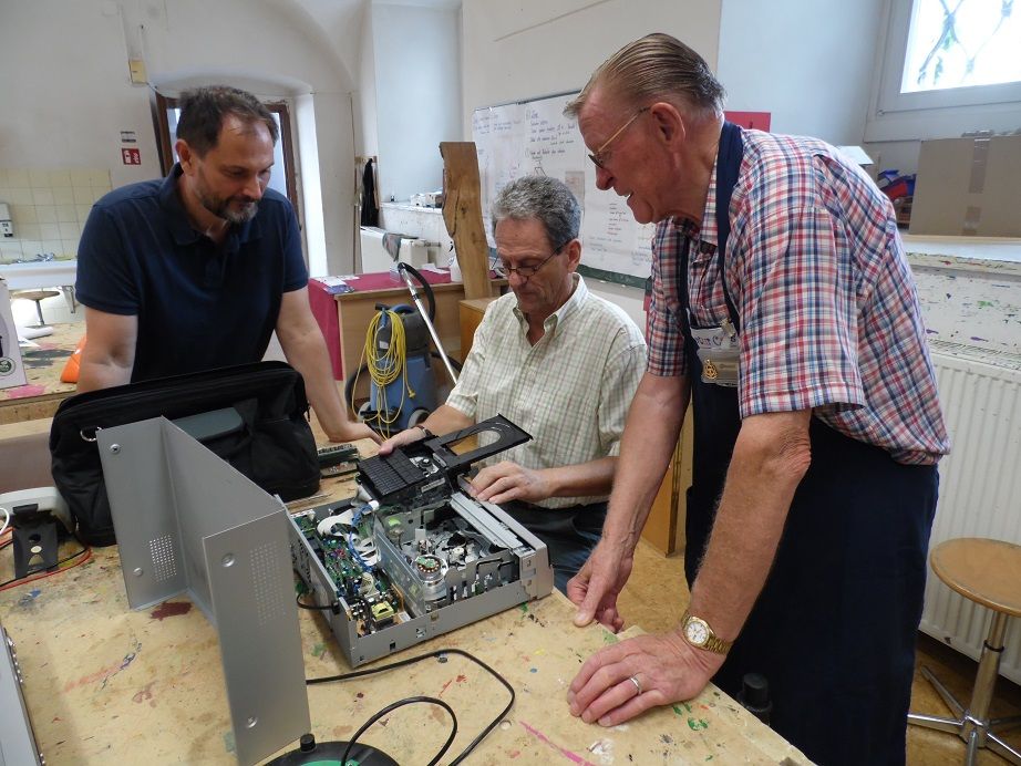 V. l.: Robert Muhr, Peter M&ouml;sslacher und Gerard Meesters.